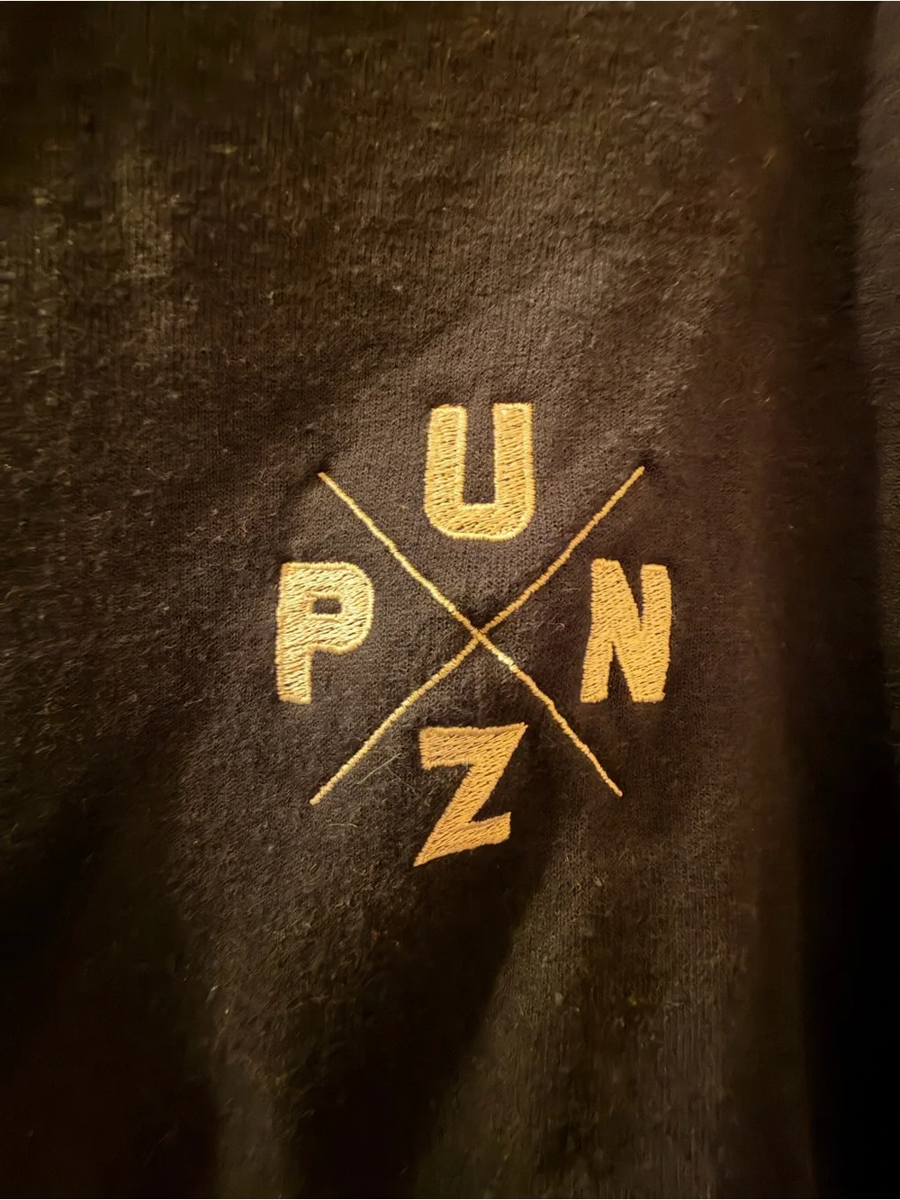 Punz Black Men's Crewneck Sweater